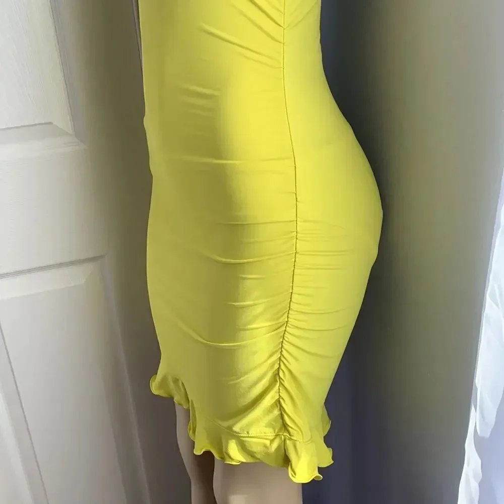 Athleta Swimdress Swimsuit Swimwear Bathing Suit YELLOW RARE! 🔥